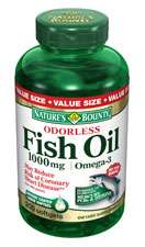  Natures Bounty Fish Oil (odorless) 1000 Mg., 200 Count 