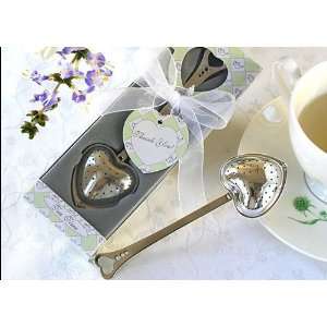  TeaTime Heart Tea Infuser Favor in Teatime Gift Box (Set 