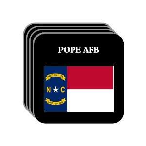 US State Flag   POPE AFB, North Carolina (NC) Set of 4 Mini Mousepad 