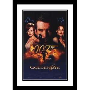 Goldeneye 32x45 Framed and Double Matted Movie Poster   Style C   1995