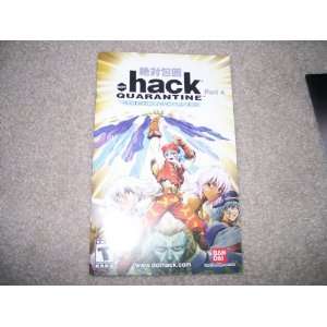  DOT HACK PART 4 QUARANTINE THE FINAL CHAPTER MANUAL FOR PLAYSTATION 