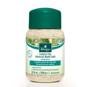  Cold & Flu Mineral Bath Salt Eucalyptus Beauty