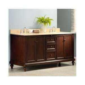 70 Inch Classic Double Bathroom Vanity Sink Console and Cabinet with 