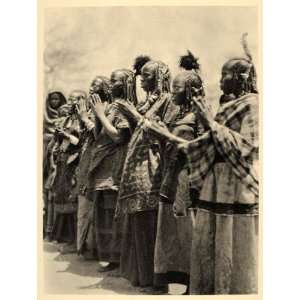 1930 Africa Aulad Hamid Arab Women Costume Dance Sudan   Original 