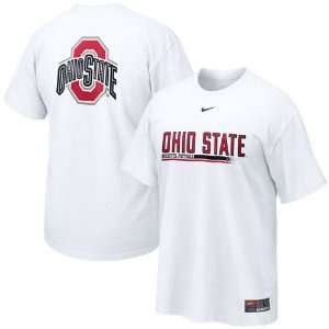    Nike Ohio State Buckeyes White Practice T shirt