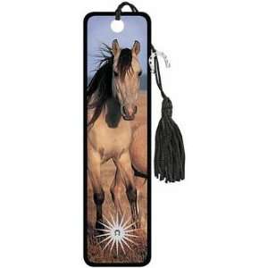  (2x6) Chestnut Horse Beaded Bookmark
