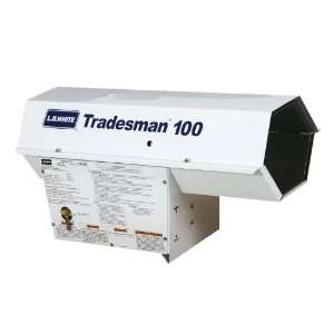 LB White Tradesman 100 Portable Forced Air Heater   Propane (100,000 