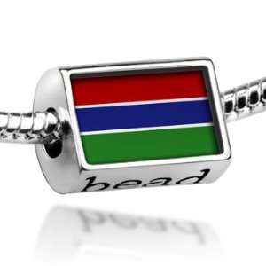  Beads Gambia Flag   Pandora Charm & Bracelet Compatible 