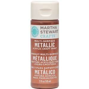  Martha Stewart 32110 2 Ounce Acrylic Metallic Paint, Rust 