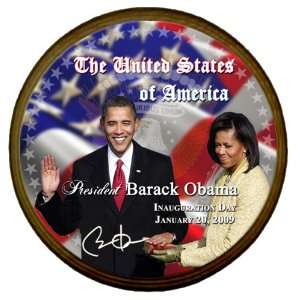  President Barack Obama Inauguration Commemorative Plaque 