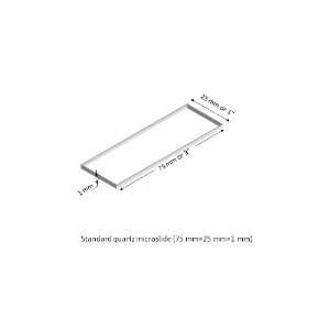 Standard Quartz Microslide (75cm×25cm×1mm)  Industrial 