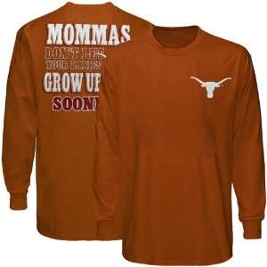  NCAA Texas Longhorns Mommas Premium Long sleeve T shirt 