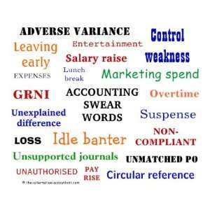  Accounting Swear Words Mousepad (mulitcolour) Office 