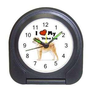 Love My Shiba Inu Travel Alarm Clock 