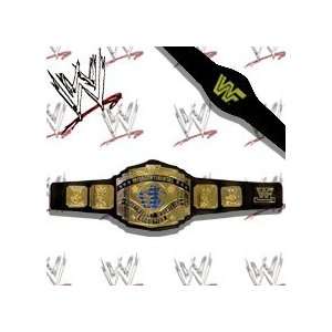  WWE Classic INTERCONTINENTAL MINI BELT   Black Strap 