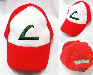 Pokemon Ash Ketchum Hat Cap *UK SELLER* cosplay costume  