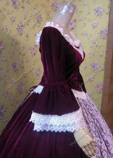 Marie Antoinette Victorian Dress Ball Gown Prom 153 XL  