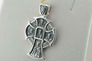 925 Solid Silver Handmade Russian Orthodox Cross  