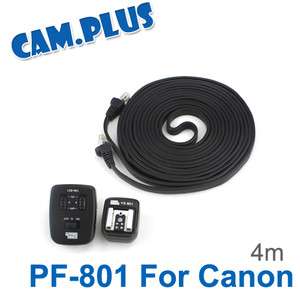 PF 801 TTL Flash Grouping Hot Shoe Slave For Canon 4m  