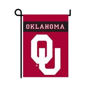    Oklahoma Sooners Garden Flag 2 sided College Patio, Lawn & Garden