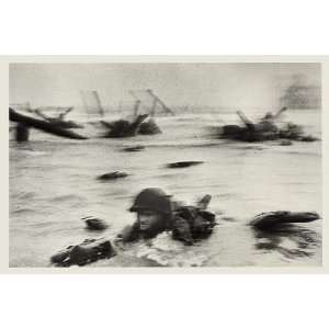   operations,swimming,Colleville sur Mer,Normandy,1944