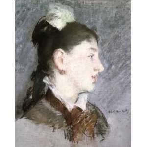 The Young Woman with a Wing Collar, Profile (La Jeune Fille au Col 