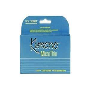 Kimono Microthin Premium Lubricanted Latex Condoms   3 