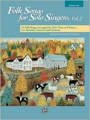 Folk Songs for Solo Singers, Vol 2 Medium Low Voice, (0882848119 