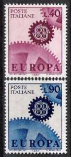 Italien Nr.1224/25 ** Europa, Cept 1967, postfrisch  