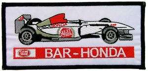 BAR HONDA F1 RACING EMBROIDERED PATCH #04  