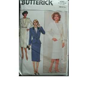   JACKET, SKIRT AND BLOUSE SIZES 12 14 16 BUTTERICK SEWING PATTERN 3985