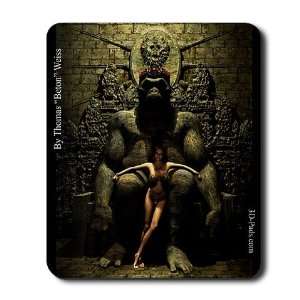  3D CG Mousepad, Image Entitled Hanuman Electronics