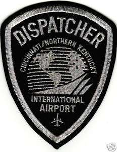 Cincinnati OH. International Airport Dispatcher Patch  