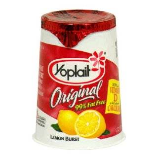 Yoplait Original Lowfat Yogurt, Lemon Burst, 6 oz