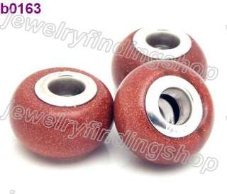 5pcs Pallisandro glass beads fit Charm Bracelet b163  
