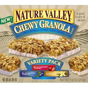 Natures Valley Chewy Yogurt Granola Bars, Variety Pack, 7.4 oz 