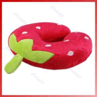 New Strawberry Shape Soft Neck Rest Car Travel Pillow  