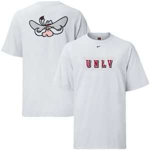  Nike UNLV Runnin Rebels White Big Look T shirt Sports 
