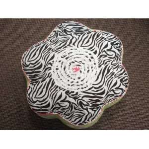  ZEBRA FLOWER PILLOW