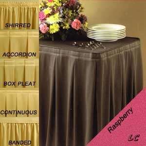  1 Foot 1 Foot Raspberry Wholesale Snap Drape Table 