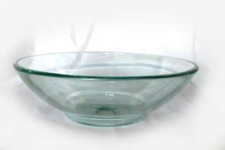CLEAR TEMPERED GLASS VESSEL SINK VANITY BATHROOM V8002  