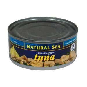 Natural Sea Yellowfin Chunk Light Tuna Salt ( 24x6 OZ 