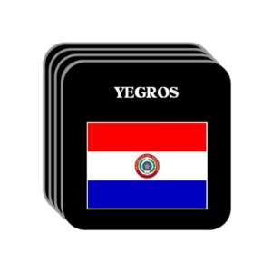  Paraguay   YEGROS Set of 4 Mini Mousepad Coasters 