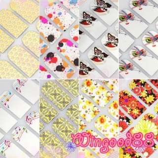 Finger Toe Sticker Nail Art Transfer Decal Armour Wrap Patch Foil 