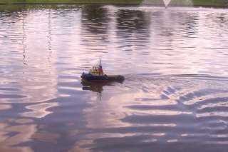 IN BOTH THE WATER AND ON ITS DISPLAY STAND, THIS BOAT IS AN INCREDIBLE 