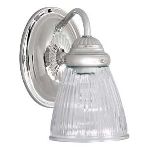 Capital Lighting 1351CH 106 1 Light Wall Sconce, Chrome Finish with 