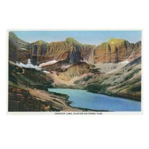 Glacier National Park, Montana, View of Cracker Lake Giclee Poster 