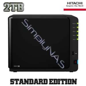 Synology DS412+ 4TB (2 x 2TB) Integrated with Hitachi Deskstar 7K3000 