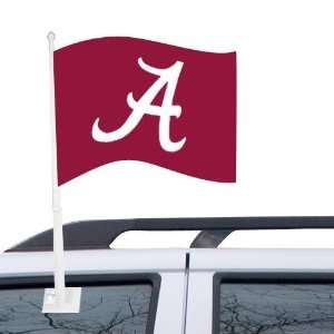    NCAA Alabama Crimson Tide Crimson Car Flag
