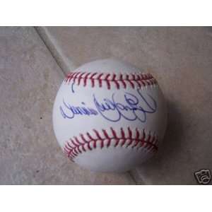  Denis DeJordy Signed Ball   Dennis Oil Can Boyd Red Sox 